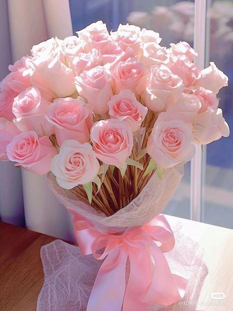 Serenity's Blush: Pastel Florals Harmony